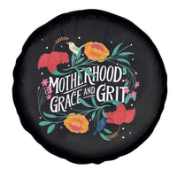 Motherhood Grace And Grit Spare Tire Cover Boho Floral Mother's Day