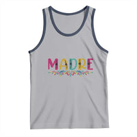Funny Mexican Spanish Latina Mom Madre Tank Top Mexican Flowers