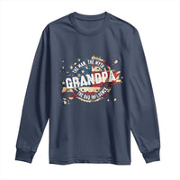 Funny Grandpa The Man The Myth The Bad Influence Long Sleeve Shirt Fathers Day