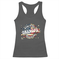 Funny Grandpa The Man The Myth The Bad Influence Racerback Tank Top Fathers Day