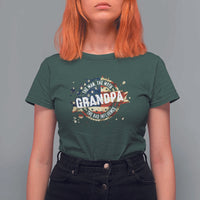 Funny Grandpa The Man The Myth The Bad Influence T Shirt For Women Fathers Day