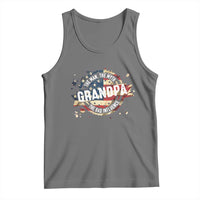 Funny Grandpa The Man The Myth The Bad Influence Tank Top Fathers Day