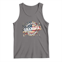 Funny Grandpa The Man The Myth The Bad Influence Tank Top Fathers Day