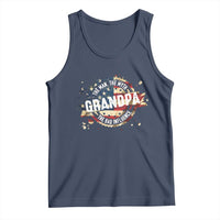 Funny Grandpa The Man The Myth The Bad Influence Tank Top Fathers Day