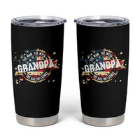 Funny Grandpa The Man The Myth The Bad Influence Tumbler Cup Fathers Day