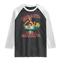 Funny Mamacita Needs A Margarita Raglan Shirt Magarita Cocktail Mexican Pin Up Girl