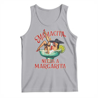 Funny Mamacita Needs A Margarita Tank Top Magarita Cocktail Mexican Pin Up Girl