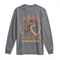Funny Feral Mom Social Club Raising Hellions Long Sleeve Shirt Mother's Day