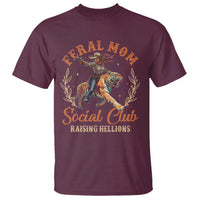Funny Feral Mom Social Club Raising Hellions T Shirt Mother's Day