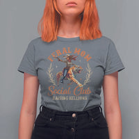 Funny Feral Mom Social Club Raising Hellions T Shirt For Women Mother's Day