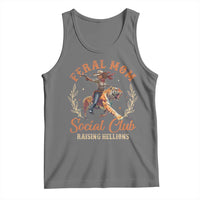 Funny Feral Mom Social Club Raising Hellions Tank Top Mother's Day