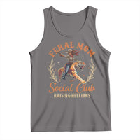 Funny Feral Mom Social Club Raising Hellions Tank Top Mother's Day
