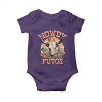 Funny Howdy Putos Baby Onesie Bull Skull Country Cowboy Western