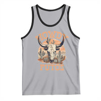 Funny Howdy Putos Tank Top Bull Skull Country Cowboy Western