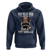 Funny You're Either A Smart Fella Or A Fart Smella Hoodie Cowboy Racoon