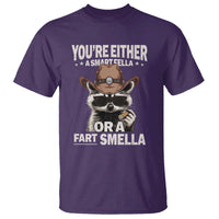Funny You're Either A Smart Fella Or A Fart Smella T Shirt Cowboy Racoon