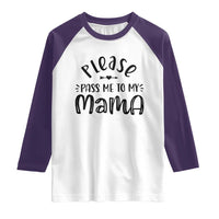 Funny Please Pass Me To My Mama Raglan Shirt Soon To Be Mom