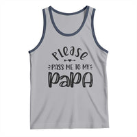 Funny Please Pass Me To My Papa Tank Top Soon To Be Dad