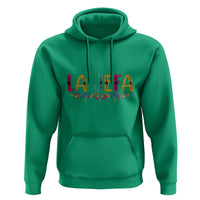 Funny Mexican Spanish La Jefa Boss Hoodie Mexican Flowers