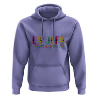 Funny Mexican Spanish La Jefa Boss Hoodie Mexican Flowers