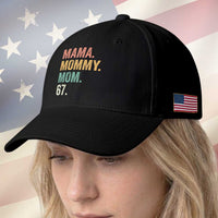 Mama Mommy Mom 67 Baseball Cap Funny Six Seven Mother's Day