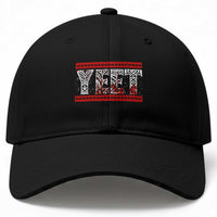 Yeet Funny Wrestling Slang Quote Tribal Art Blood Splatter Baseball Cap
