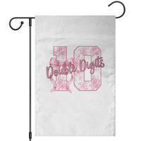 10th Birthday Garden Flag Double Digits Pink Coquette Bow 10 Year Old Aesthetic