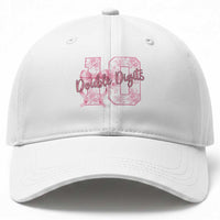 10th Birthday Baseball Cap Double Digits Pink Coquette Bow 10 Year Old Aesthetic