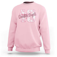 10th Birthday Sweatshirt Double Digits Pink Coquette Bow 10 Year Old Aesthetic