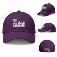 The Birthday Dude Baseball Cap Funny Birthday Guy Gift