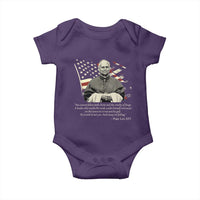Pope Leo XIV Baby Onesie You Cannot Follow Both Christ And The Cruelty Of Kings