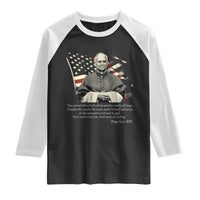 Pope Leo XIV Raglan Shirt You Cannot Follow Both Christ And The Cruelty Of Kings