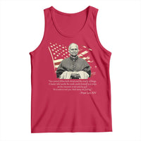 Pope Leo XIV Tank Top You Cannot Follow Both Christ And The Cruelty Of Kings