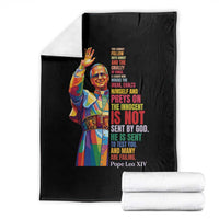 Pope Leo XIV No Kings Throw Blanket You Cannot Follow Both Christ And The Cruelty Of Kings