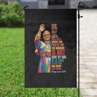 Pope Leo XIV No Kings Garden Flag You Cannot Follow Both Christ And The Cruelty Of Kings