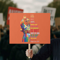 Pope Leo XIV No Kings Protest Sign You Cannot Follow Both Christ And The Cruelty Of Kings