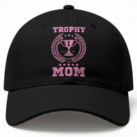 Trophy Mom Baseball Cap Number One Mama Funny Mother's Day