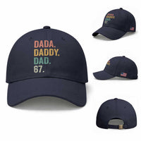 Dada Daddy Dad 67 Baseball Cap Funny Six Seven Father's Day