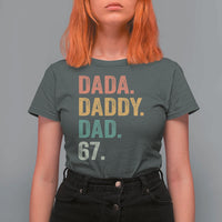 Dada Daddy Dad 67 T Shirt For Women Funny Six Seven Father's Day