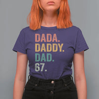 Dada Daddy Dad 67 T Shirt For Women Funny Six Seven Father's Day