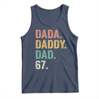 Dada Daddy Dad 67 Tank Top Funny Six Seven Father's Day