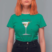 Dirty Martini T Shirt For Women I Like It Dirty Funny Cocktail Glass - Wonder Print Shop