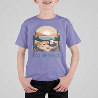Vacation T Shirt For Kid Out Of Office Travel Blogger - Wonder Print Shop