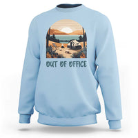 Vacation Sweatshirt Out Of Office Travel Blogger - Wonder Print Shop