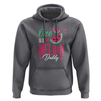 Dad Hoodie One In A Melon Daddy Birthday Funny Watermelon Summer Vacation - Wonder Print Shop