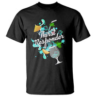 Cocktail Lover T Shirt Thirst Responder Funny Mixologists Bartender - Wonder Print Shop