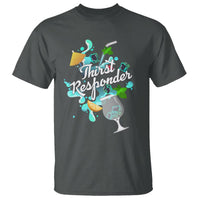 Cocktail Lover T Shirt Thirst Responder Funny Mixologists Bartender - Wonder Print Shop