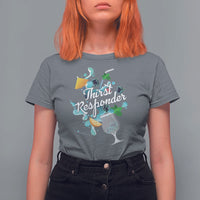 Cocktail Lover T Shirt For Women Thirst Responder Funny Mixologists Bartender - Wonder Print Shop
