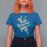 Cocktail Lover T Shirt For Women Thirst Responder Funny Mixologists Bartender - Wonder Print Shop