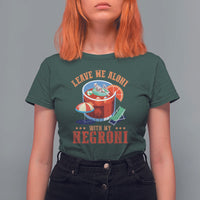 Negroni Cocktail T Shirt For Women Leave Me Aloni With My Negroni Drinker Drinking - Wonder Print Shop